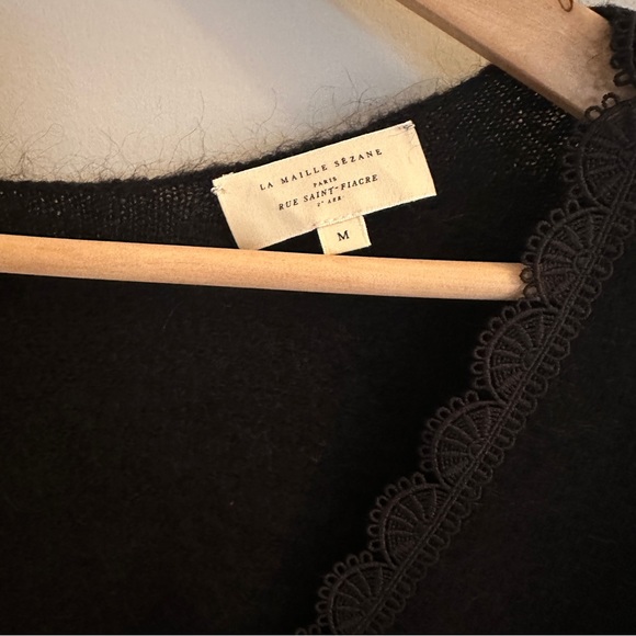 NEW Sezane Melina Cardigan in Black - size M - Picture 8 of 8